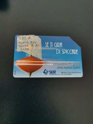 Scheda telefonica gira - scheda,
