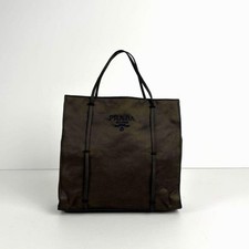 PRADA Logo Embroidery Satin