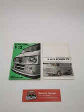 Libretto Uso E Manutenzione Alfa Romeo F12 Con Allegato