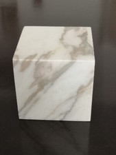 Cubo marmo Calacata 10x10