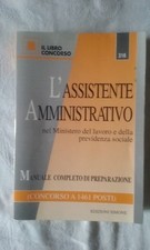 L'assistente amministrativo nel Ministero del Lavoro - Ed. Simone - 1995