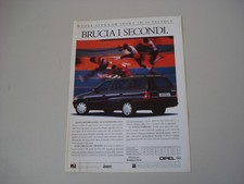 advertising Pubblicità 1993 OPEL ASTRA SW SPORT