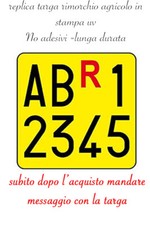 Targa ripetitrice alluminio - targa,