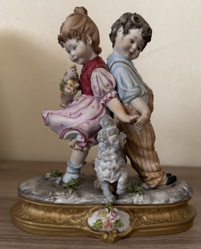 Statuina capodimonte vintage - statuina,
