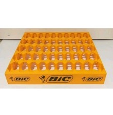 PORTA ACCENDINI BIC-DISPLAY ESPOSITORE-MECHERO-BRIQUET-LIGHTER-FEUERZEUG-VINTAGE