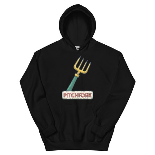 Felpa con cappuccio pitch fork - felpa,