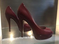 GUCCI SCARPE  VERNICE BORDEAUX