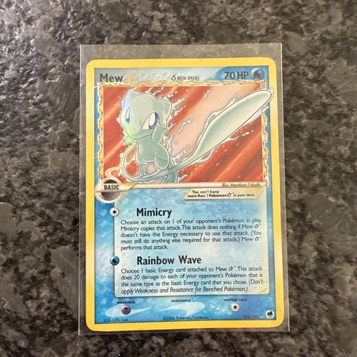 Pokemon tcg mew - gold, star