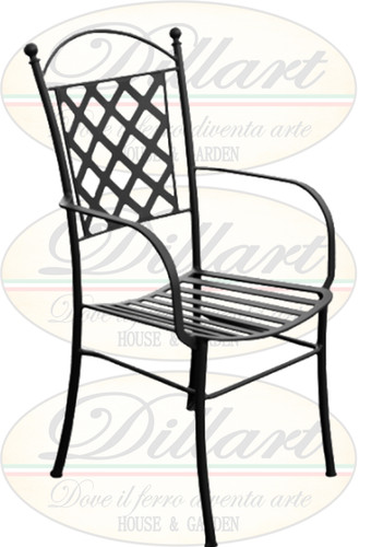 Sedia ferro alessandra - in,