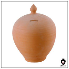 Salvadanaio in terracotta artigianale vintage portamonete varie misure