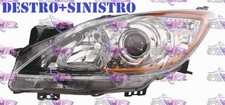 COPPIA FARI FANALE PROIETTORE DX+SX H11-HB3 PRED REG ELETT MAZDA 3 09>13