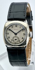 Rolex Rolco Ref 1178 Circa '1947' Raro Orologio Vintage da Uomo a Cuscino, revisionato