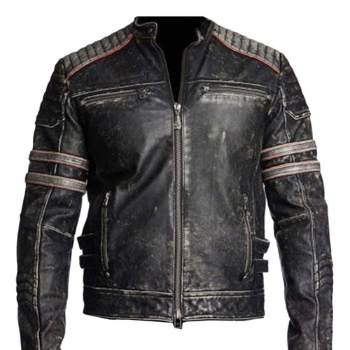 Giacca pelle uomo vintage - pelle,