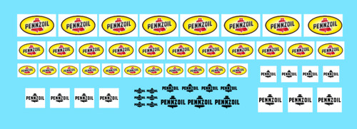 Decalcomanie decals pennzoil - decalcomanie,