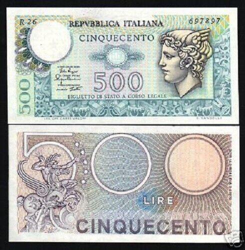 Italia 500 lire 1974 - italia, p-94