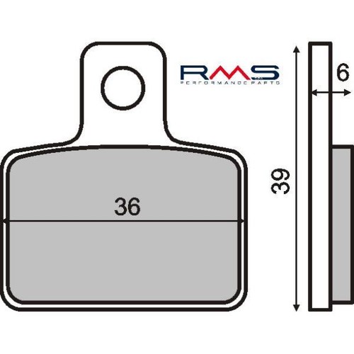 Pastiglie freno rms organiche - rms,