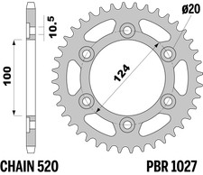 CORONA ERGAL 43 DENTI PER