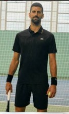 polo lacoste novak djokovic Night Energy DH4789-031 nera taglia XL nuova con etichette