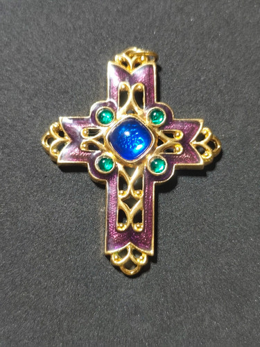 Spilla croce avon vintage - croce,