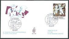 2007 SAN MARINO FDC VENETIA 520 FILATELIA RELIGIOSA TIMBRO DI ARRIVO - BG
