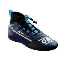 STIVALETTI SCARPE KART BLU CIANO CALZINO CAVIGLIA OMP KS-2F SHOES KC0-0830-A01