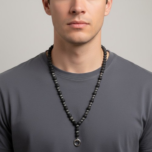 Collana perle nere - di,