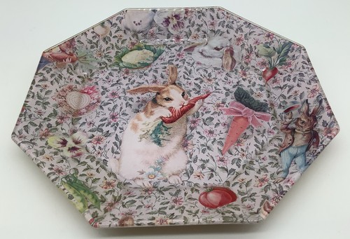 Coniglio decoupage vetro