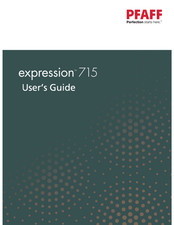 Manuale PFAFF Expression 715