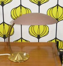 Lampada da tavolo anni 50 Cobra Leclaire & Schäfer metallo/ottone