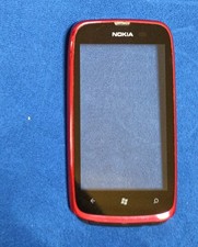 VETRO+TOUCH SCREEN per NOKIA LUMIA 610 ROSA Vetrino Display CON LOGO