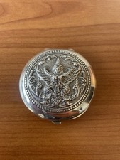 Portacipria vintage argento 925 decoro Garuda