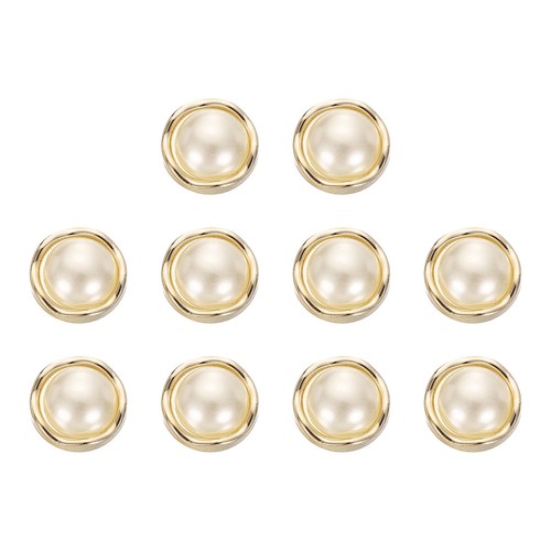 Pezzi bottoni oro finta - 10,