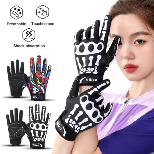 Guanti scheletro full finger - guanti,