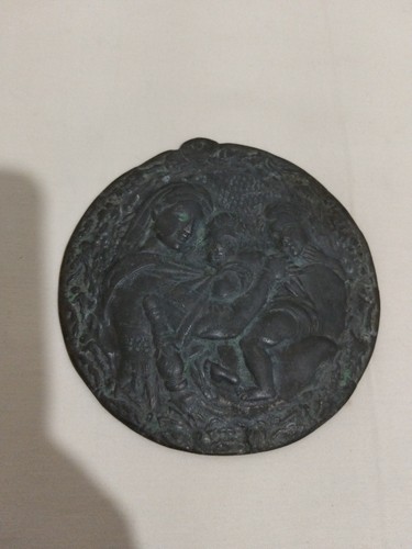 Antico medaglione bronzo - antico,