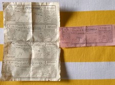 Cedole Giocata Lotto 1989 -