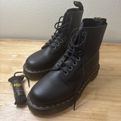 Martens morbida pelle nera - dr,