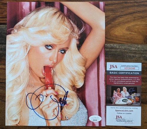 Paris hilton signed autograph - signed,