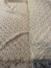 TESSUTO PIZZO  MISTO VISCOSA COLOR CREMA ART 2468 20D  PREZZO AL METRO