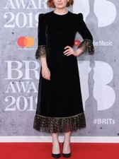 Donna velluto abito elegante - abito,