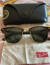 ray ban clubmaster rb 3016 w0366 con astuccio e panno per pulizia Occhiali Sole