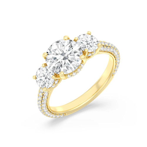 Anello fidanzamento oro - di,