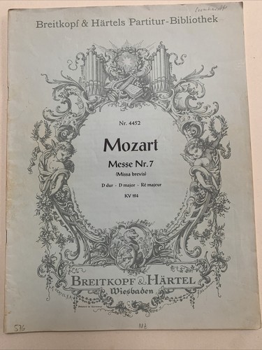 Messa mozart missa - n.7, brevisi