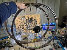 Set ruote vintage 700c 36h tubolari AMBROSIO Montreal 6 velocità con mozzi SHIMANO