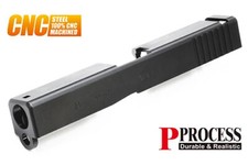 Guarder Scorrevole CNC in Acciaio per TOKYO MARUI G19 (Nero) #GLK-175(BK)