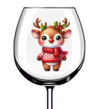 12x Adesivo Vinile Renna