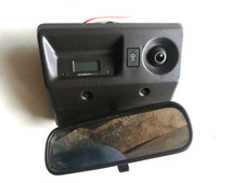 Specchio Interno marrone Y10 LX 4WD 4x4 con luce spot e orologio anche Panda 4X4