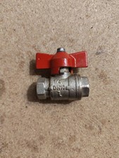 Brass female ball valve 1/4