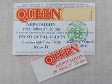 Queen Orig. Concert Ticket And
