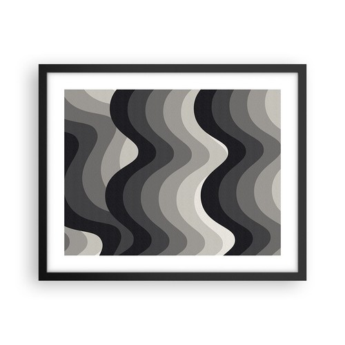 Poster 50x40cm linee onde - poster,