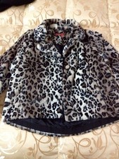 Giacca Giaccone Donna Elegante Pelliccia Ecologica Tg.44 Inverno Morbida Affare 